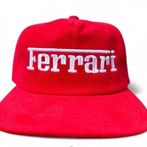 Ferrari Kids Bold Red Hat